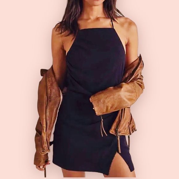 INTIMATELY Rylee Mini Black Bodycon Dress By At Free People Size Small - Picture 1 of 11
